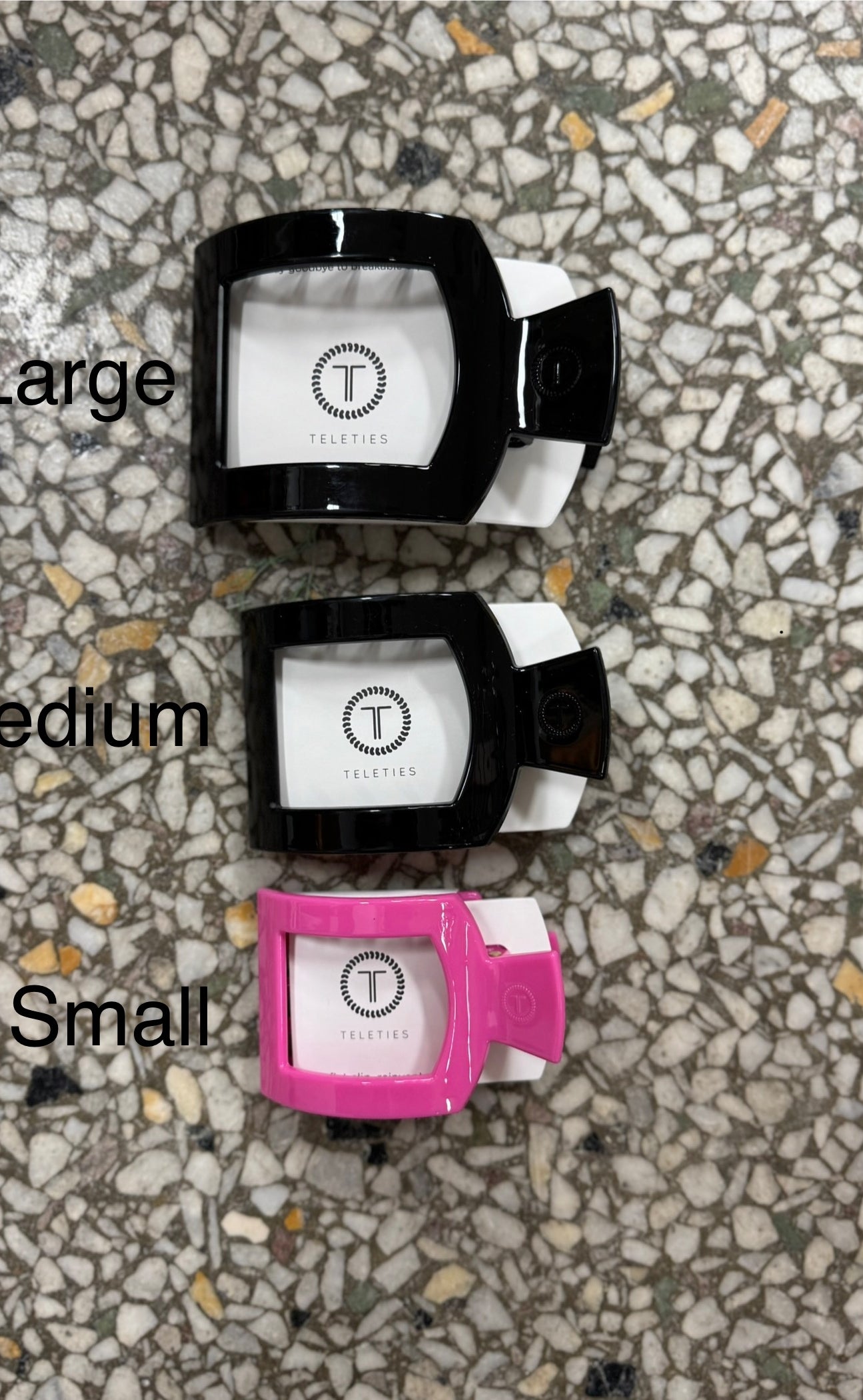 Teleties Square Flat Hair Clips-Hair Accessories-teleties-The Silo Boutique, Women's Fashion Boutique Located in Warren and Grand Forks North Dakota