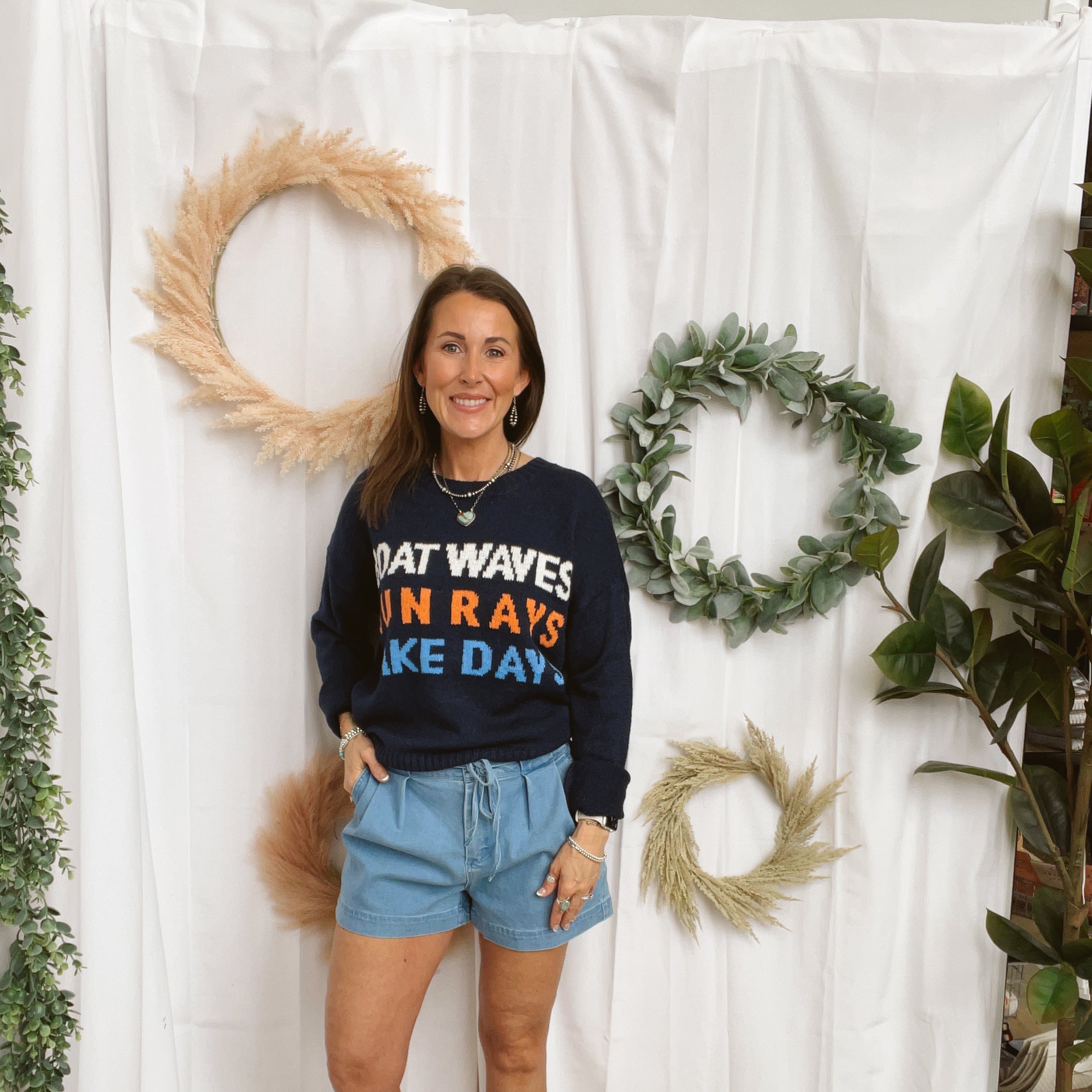 Risen Slouchy Pleated Shorts-Shorts-risen-The Silo Boutique, Women's Fashion Boutique Located in Warren and Grand Forks North Dakota