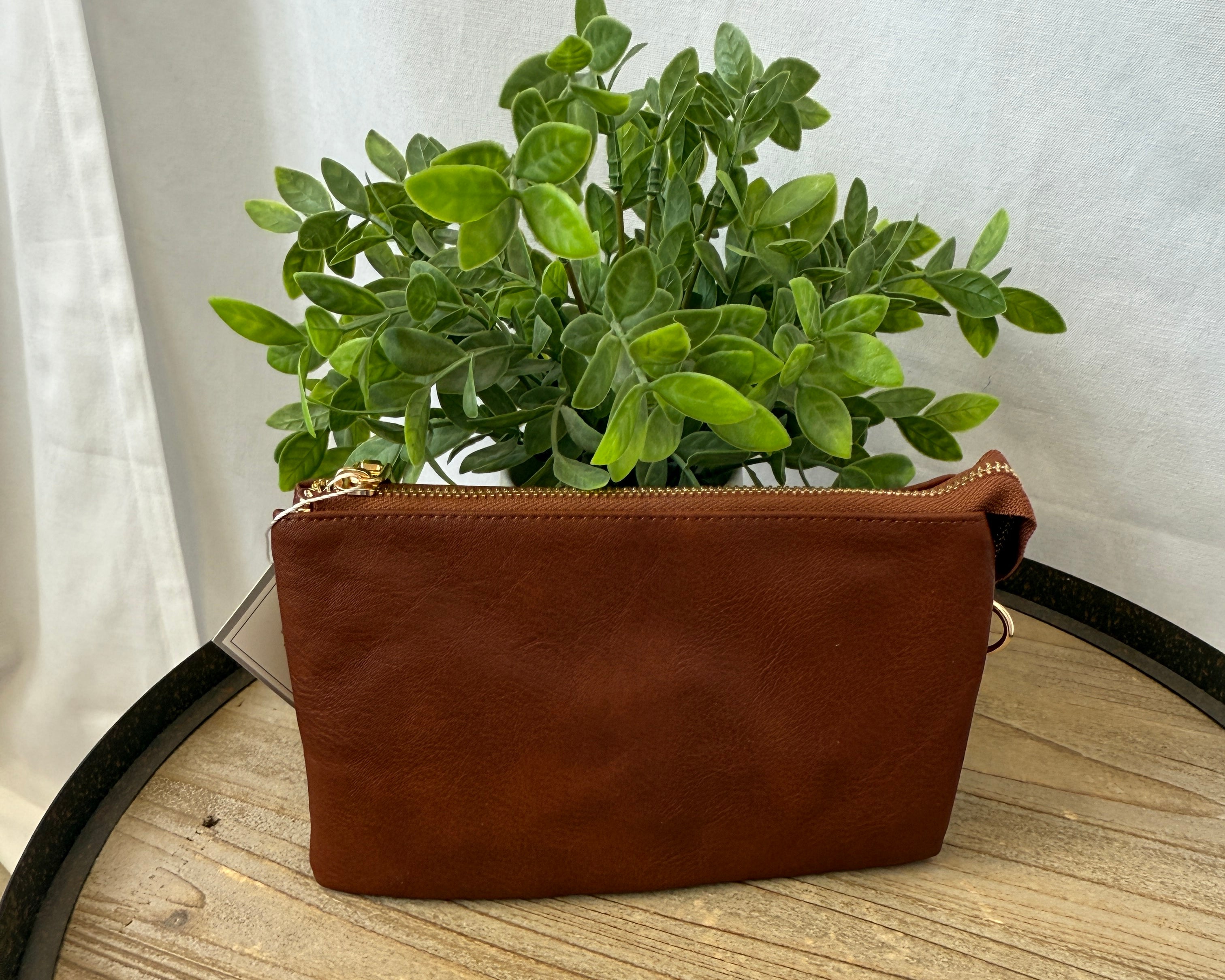 Riley 3 Compartment Crossbody/Wristlet-Crossbody Purses-Jen and Co-The Silo Boutique, Women's Fashion Boutique Located in Warren and Grand Forks North Dakota