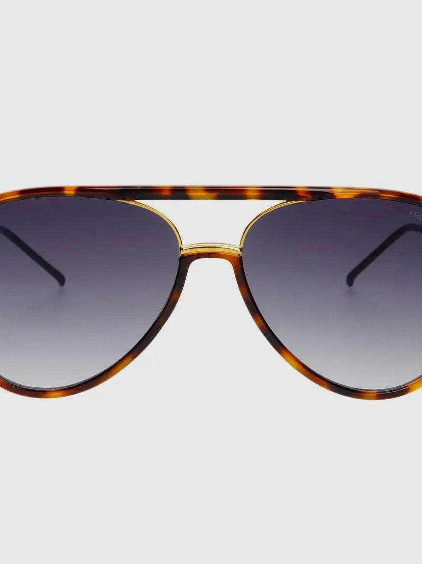 Freyrs Shay Tortoise Gradient Gray Sunglasses-Sunglasses-freyers-The Silo Boutique, Women's Fashion Boutique Located in Warren and Grand Forks North Dakota