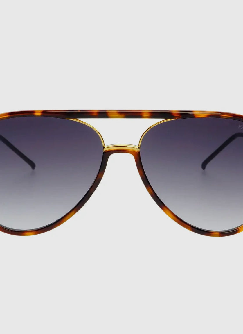 Freyrs Shay Tortoise Gradient Gray Sunglasses-Sunglasses-freyers-The Silo Boutique, Women's Fashion Boutique Located in Warren and Grand Forks North Dakota