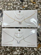 Cubic Necklace-Necklaces-Avenue Zoe-The Silo Boutique, Women's Fashion Boutique Located in Warren and Grand Forks North Dakota