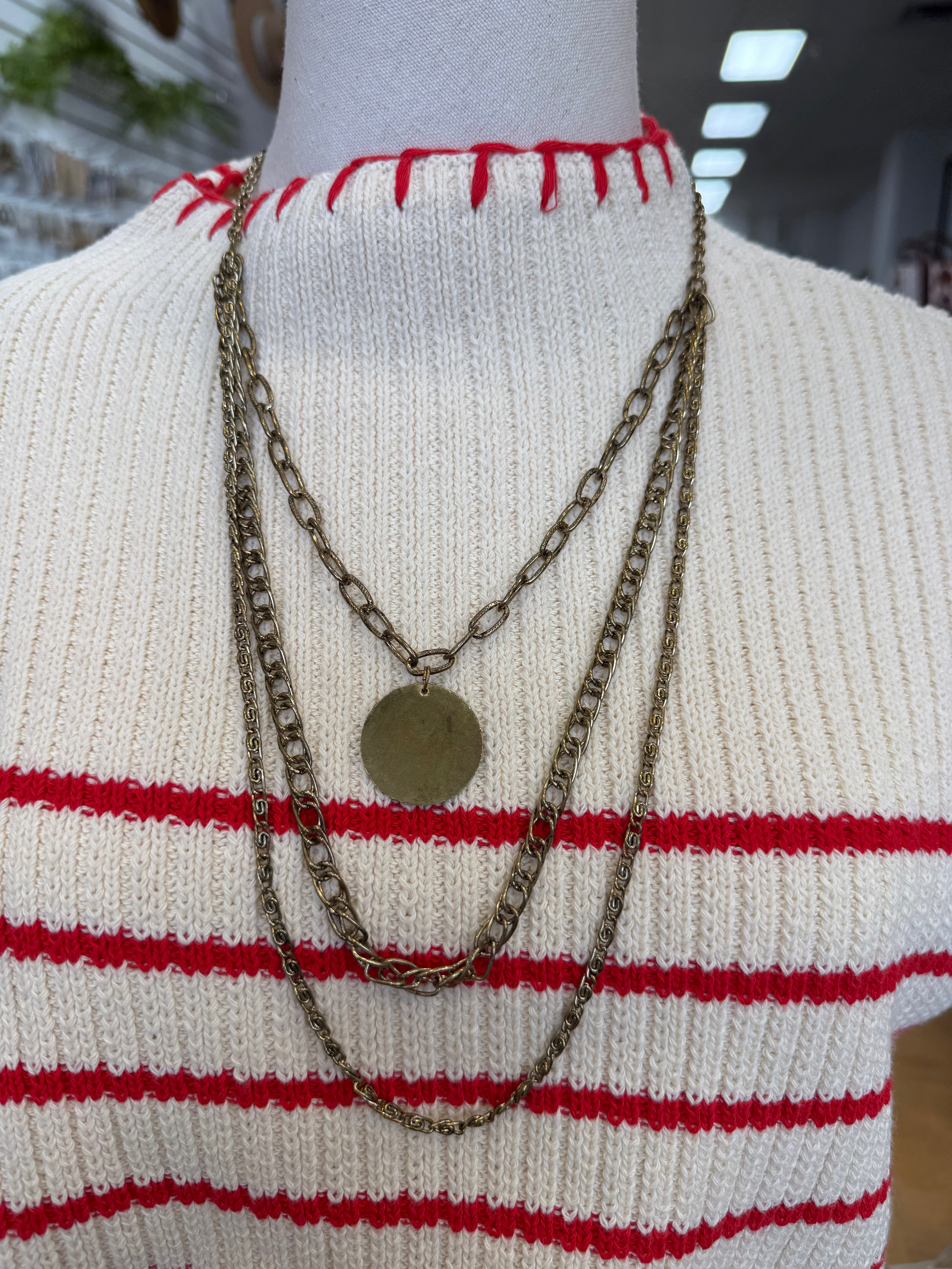 Panache Multi Strand Necklace-Necklaces-panache-The Silo Boutique, Women's Fashion Boutique Located in Warren and Grand Forks North Dakota