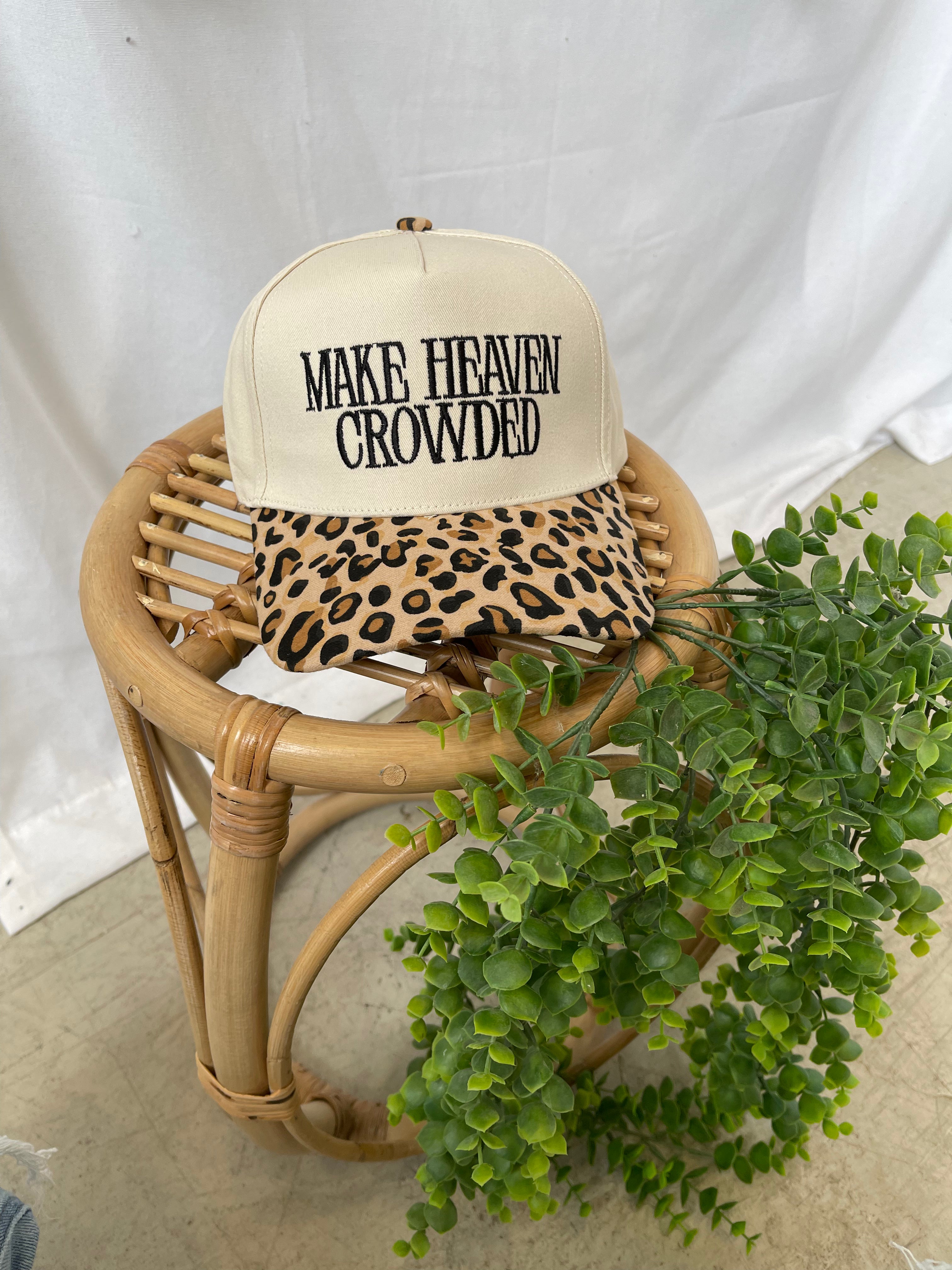 Zen Make Heaven Crowded Hat-Leopard-Hats-Zenana-The Silo Boutique, Women's Fashion Boutique Located in Warren and Grand Forks North Dakota