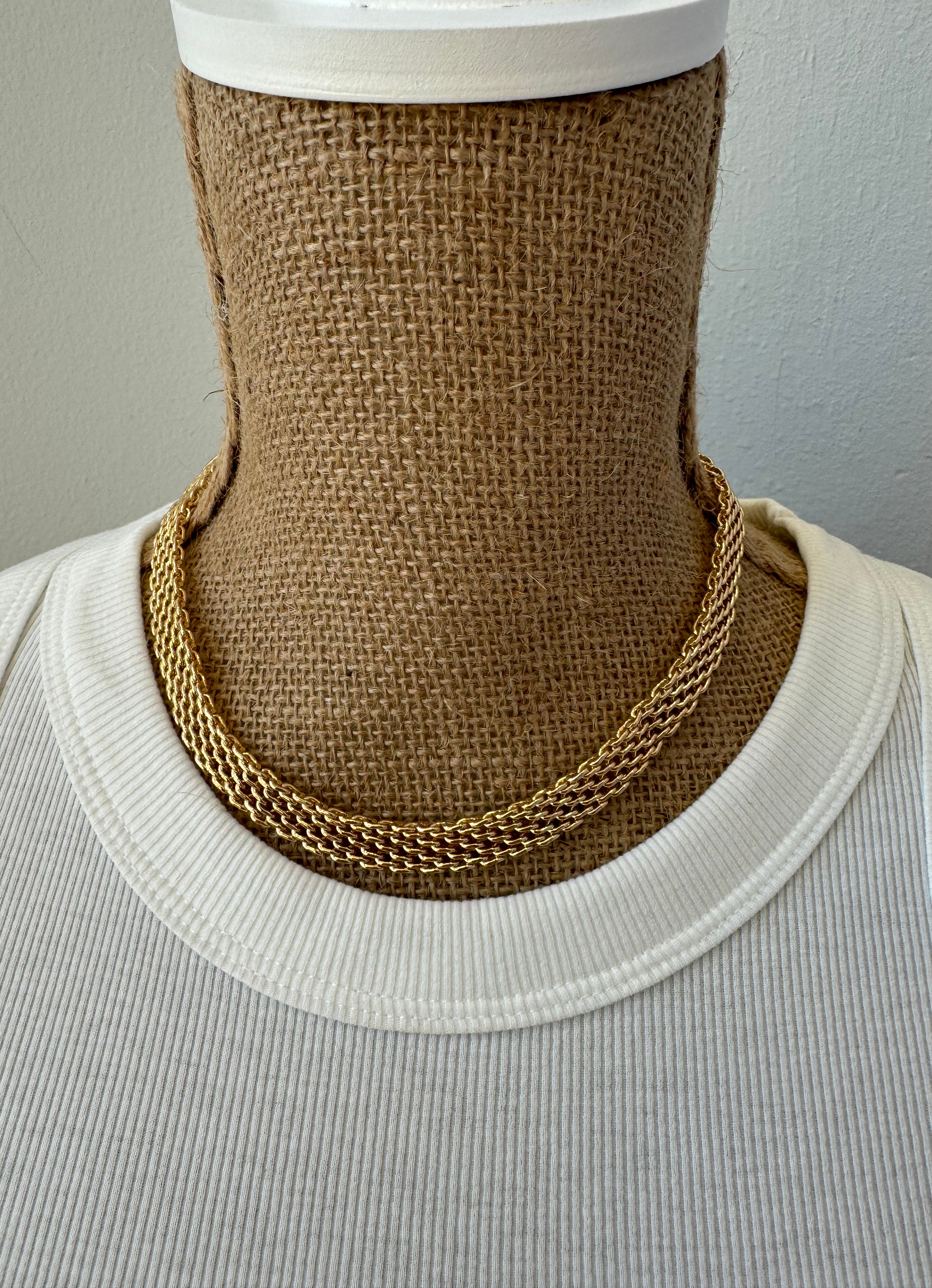 Garden Party Link Necklace-Necklaces-Dallas Market-The Silo Boutique, Women's Fashion Boutique Located in Warren and Grand Forks North Dakota