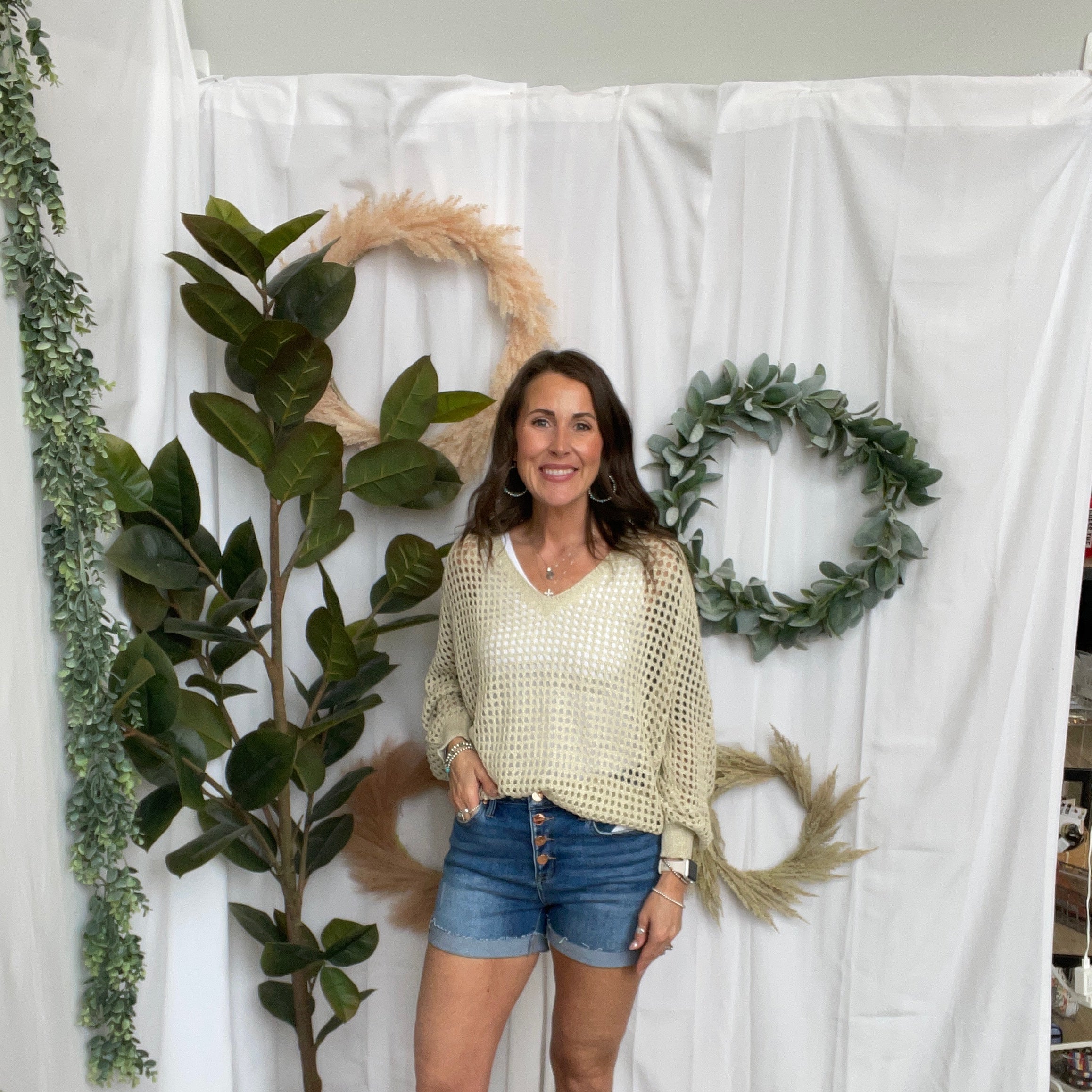Risen Button Down Cuff Shorts-Shorts-risen-The Silo Boutique, Women's Fashion Boutique Located in Warren and Grand Forks North Dakota