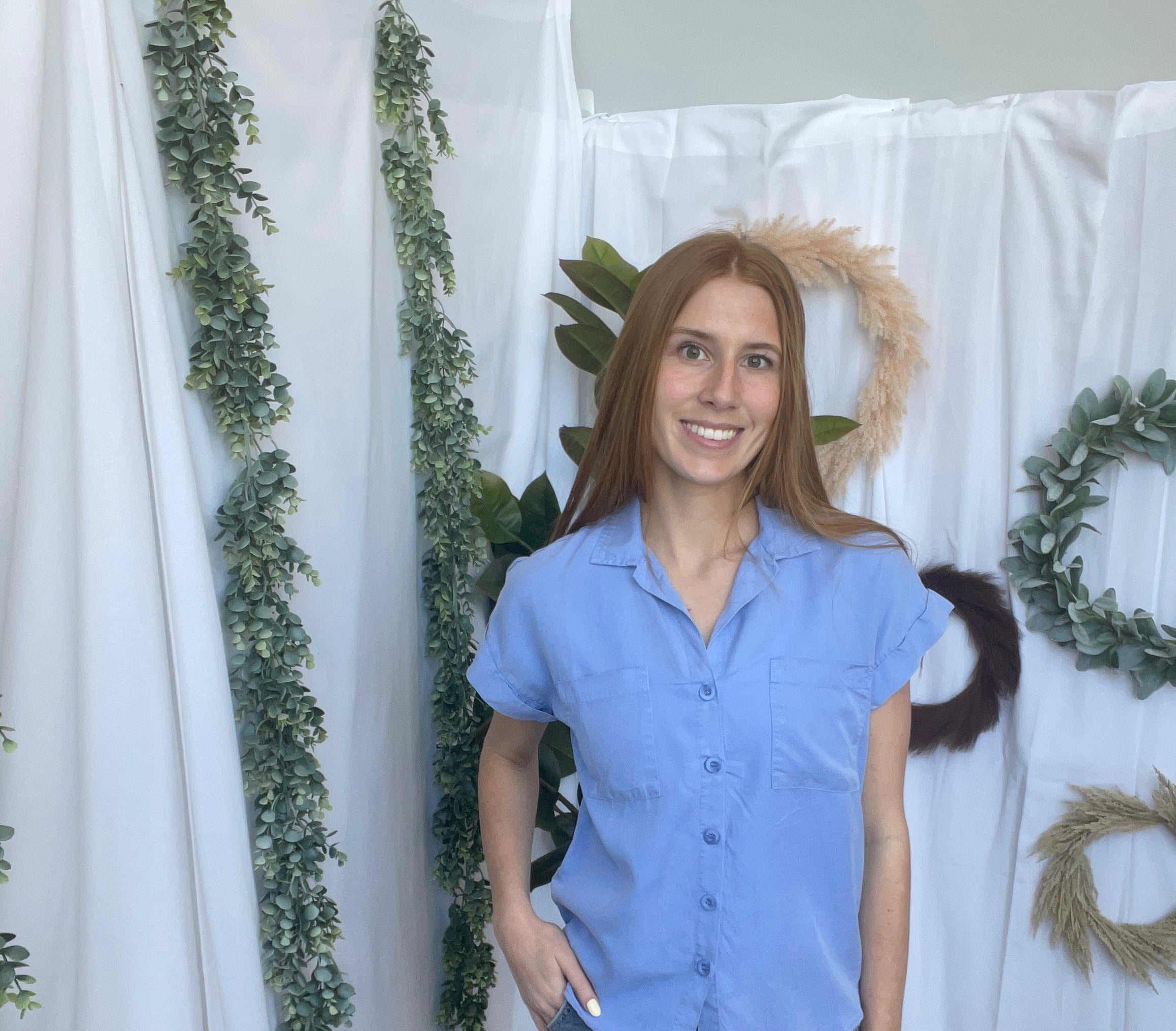 Cool Tencel Top-Blueberry-Short Sleeve Tops-be cool-The Silo Boutique, Women's Fashion Boutique Located in Warren and Grand Forks North Dakota
