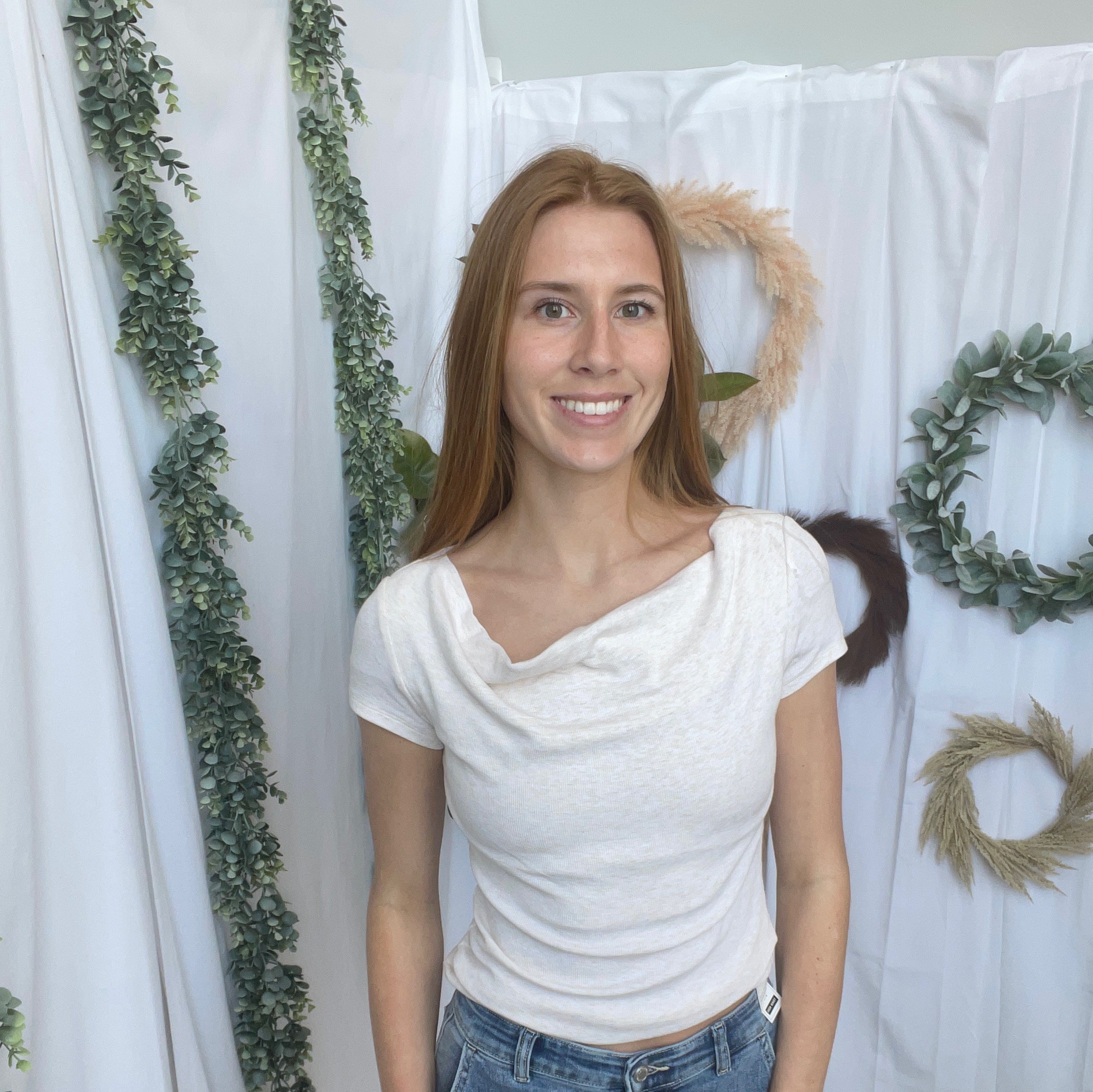 Oatmeal Cowlneck Top-Tank Tops-be cool-The Silo Boutique, Women's Fashion Boutique Located in Warren and Grand Forks North Dakota