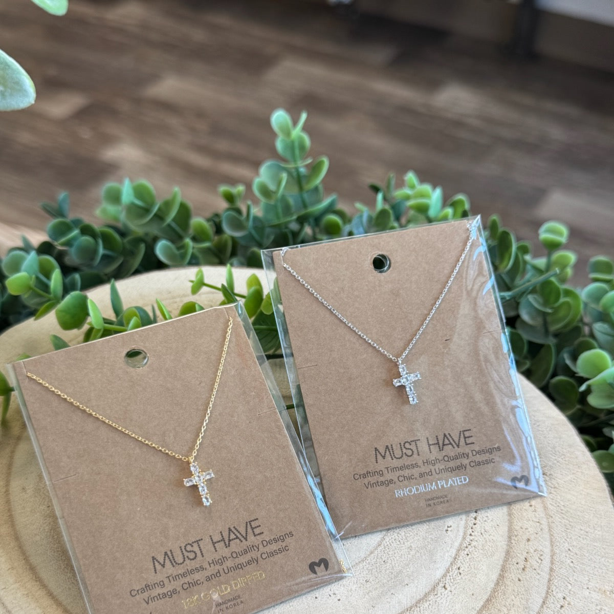Must Have Mini Rhinestone Necklace-Necklaces-Fame-The Silo Boutique, Women's Fashion Boutique Located in Warren and Grand Forks North Dakota