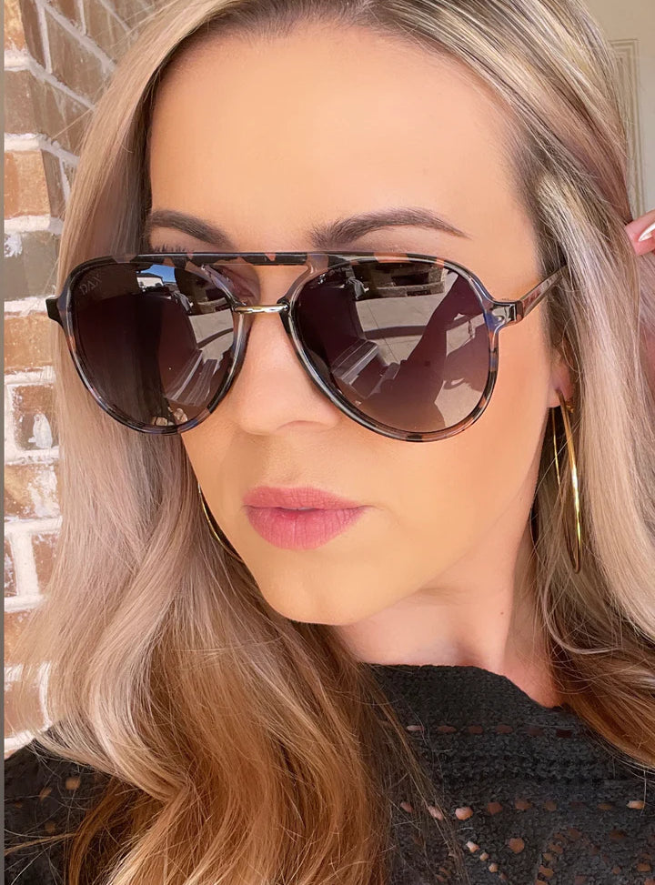 Dax Earhart Marble Sunglasses-Sunglasses-dax-The Silo Boutique, Women's Fashion Boutique Located in Warren and Grand Forks North Dakota