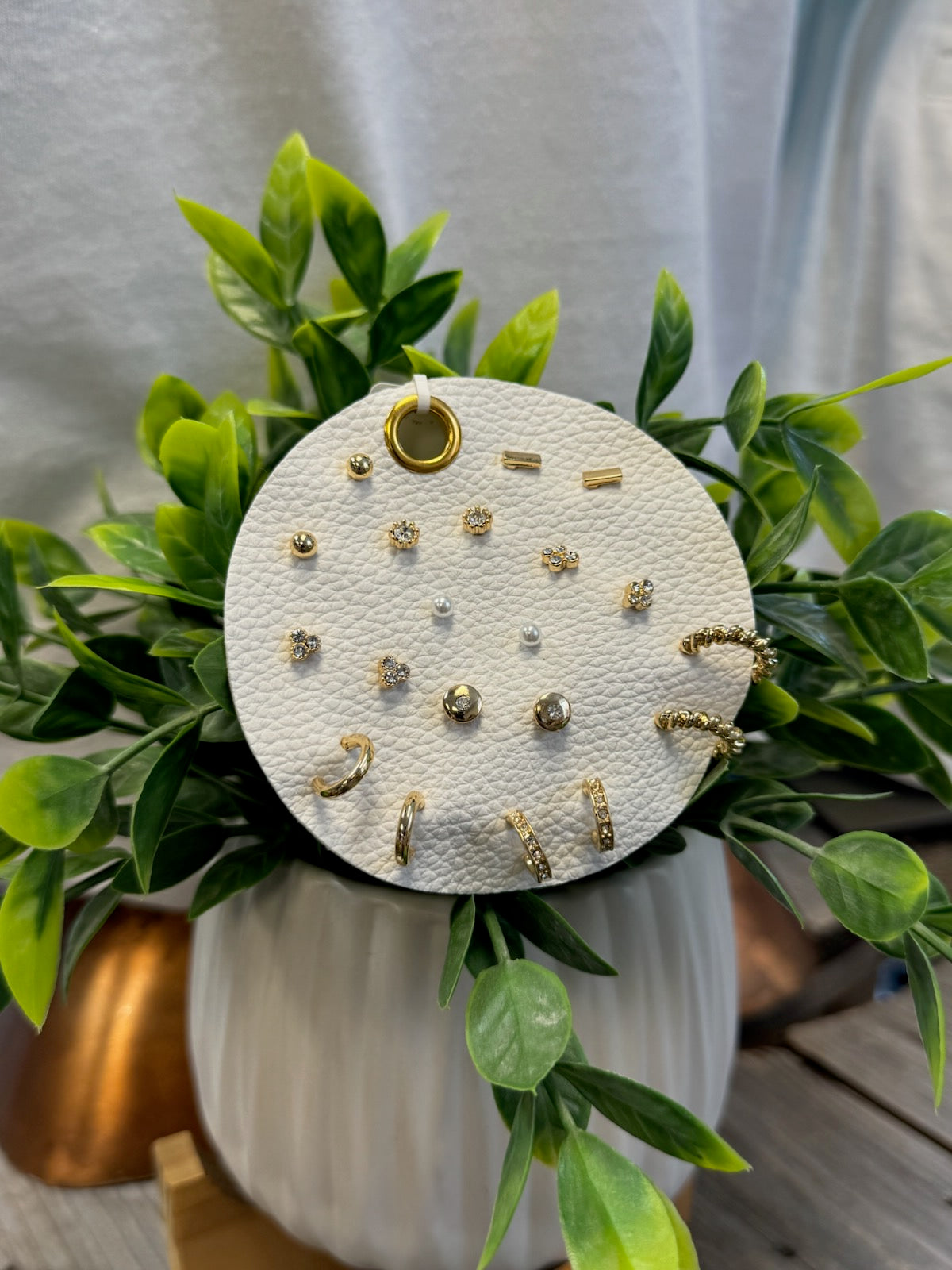 Pearl + Stud Earring Set-Earrings-Fame-The Silo Boutique, Women's Fashion Boutique Located in Warren and Grand Forks North Dakota