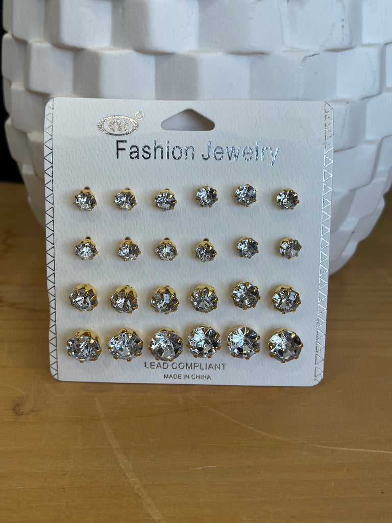 So Many Stud Earrings Set-earrings-Dallas Market-The Silo Boutique, Women's Fashion Boutique Located in Warren and Grand Forks North Dakota