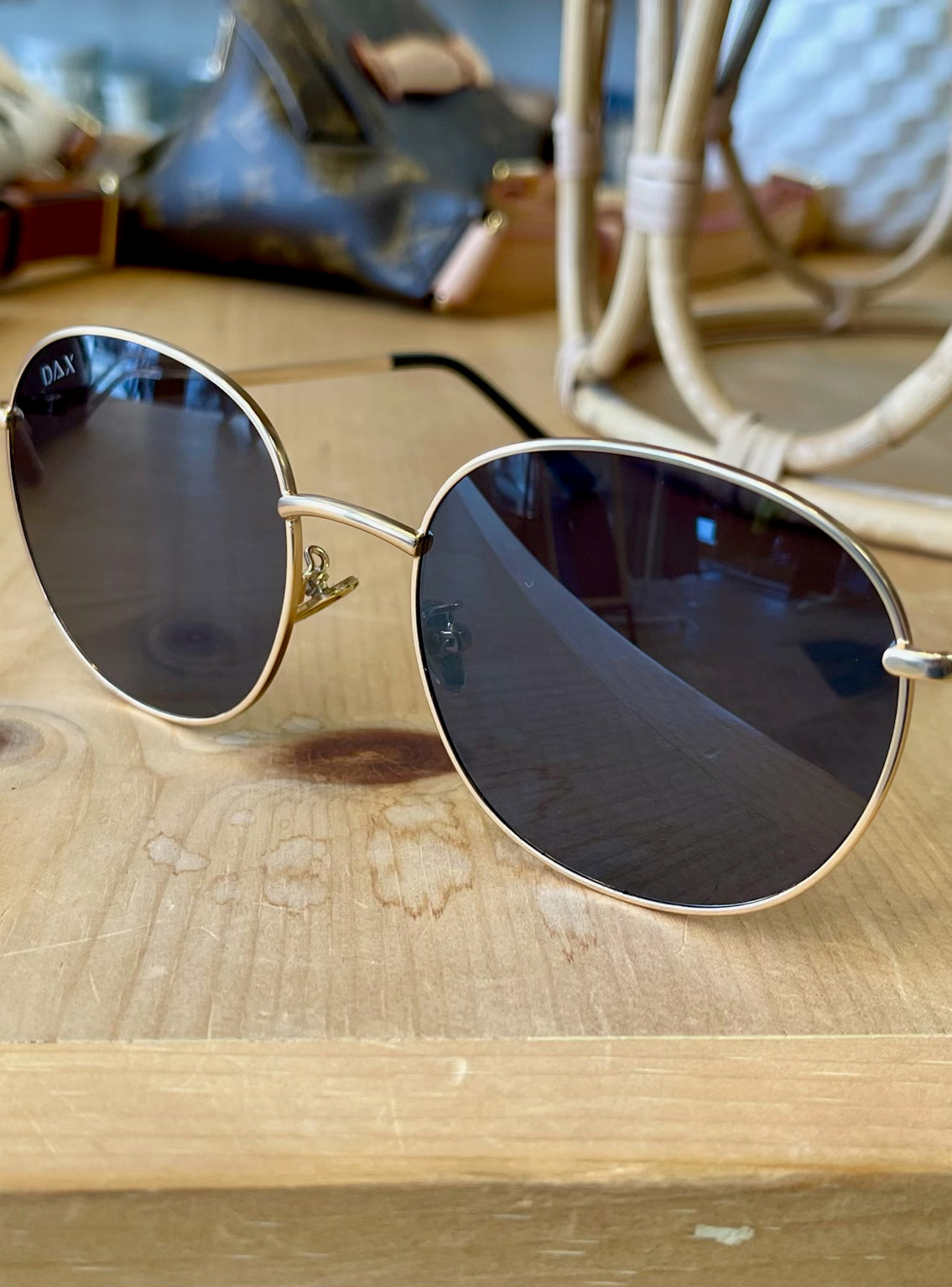 Dax Georgie Black Sunglasses-Sunglasses-dax-The Silo Boutique, Women's Fashion Boutique Located in Warren and Grand Forks North Dakota