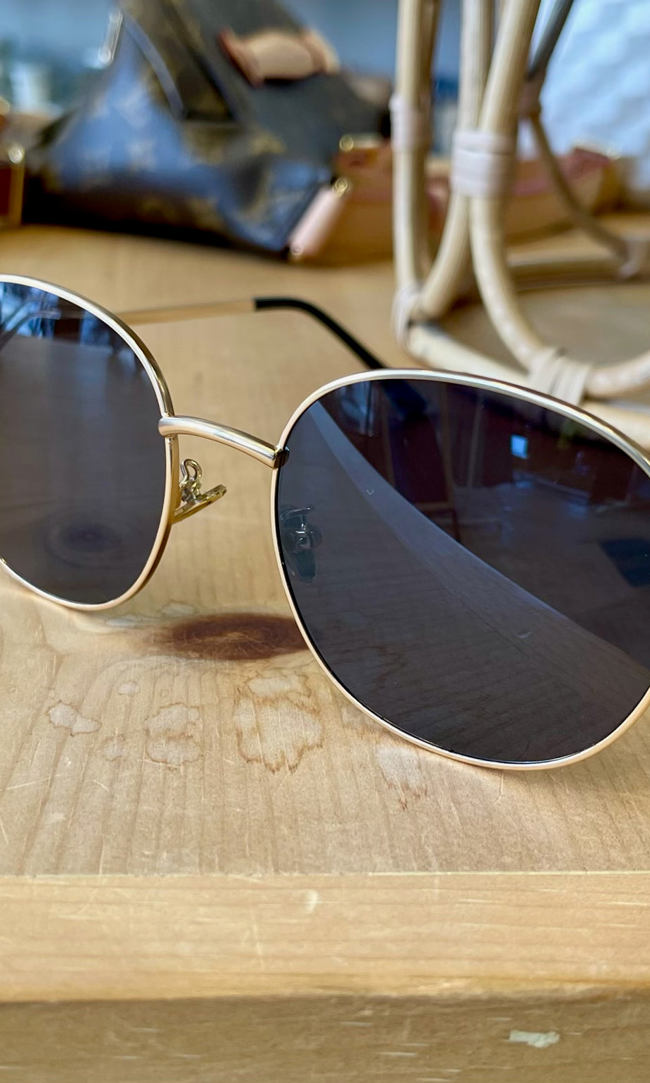 Dax Georgie Black Sunglasses-Sunglasses-dax-The Silo Boutique, Women's Fashion Boutique Located in Warren and Grand Forks North Dakota