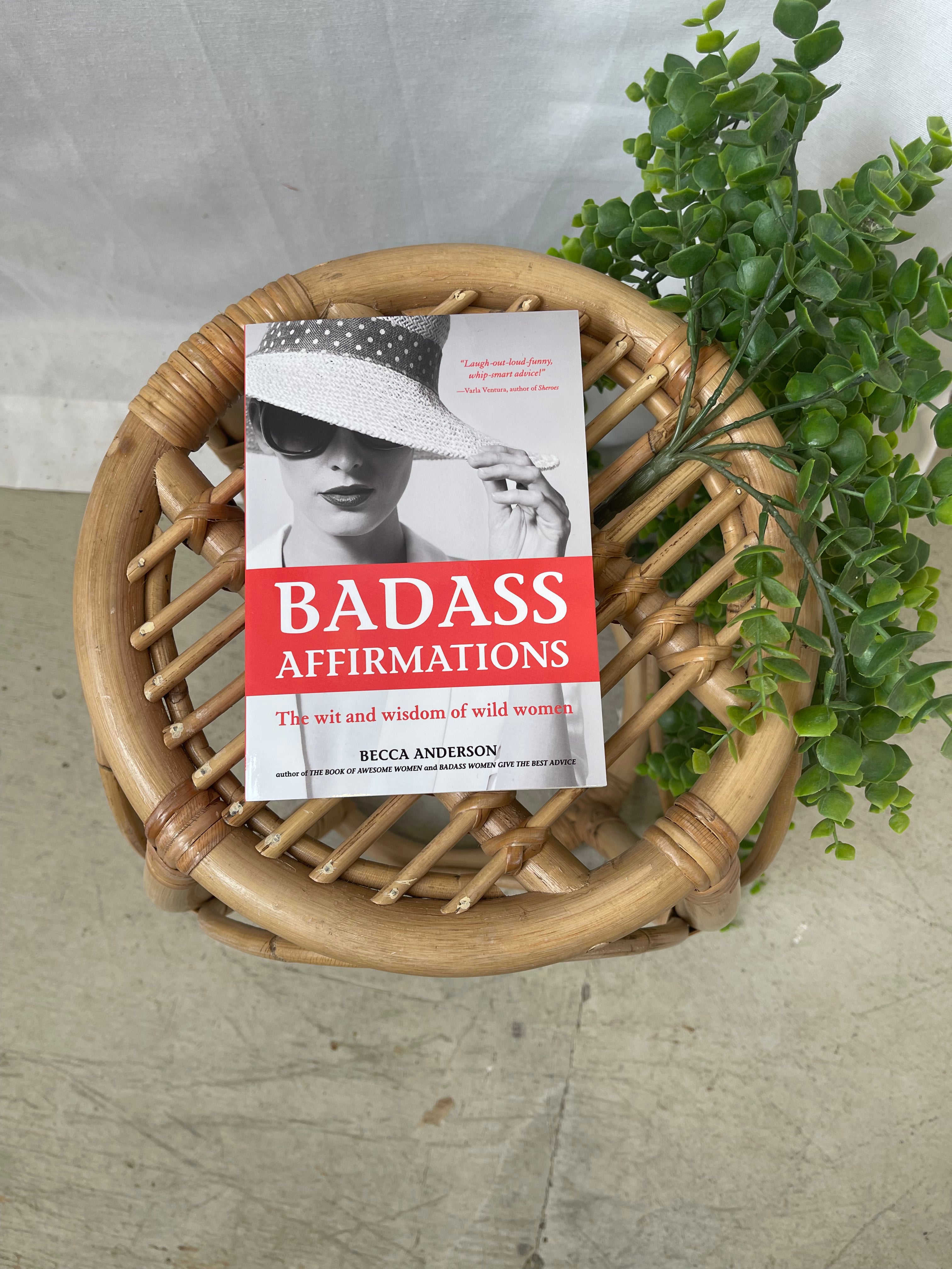 Badass Affirmations Book-Books-Simon-The Silo Boutique, Women's Fashion Boutique Located in Warren and Grand Forks North Dakota