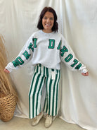 Grey North Dakota Sweatshirt-Sweatshirts-blackframe-The Silo Boutique, Women's Fashion Boutique Located in Warren and Grand Forks North Dakota