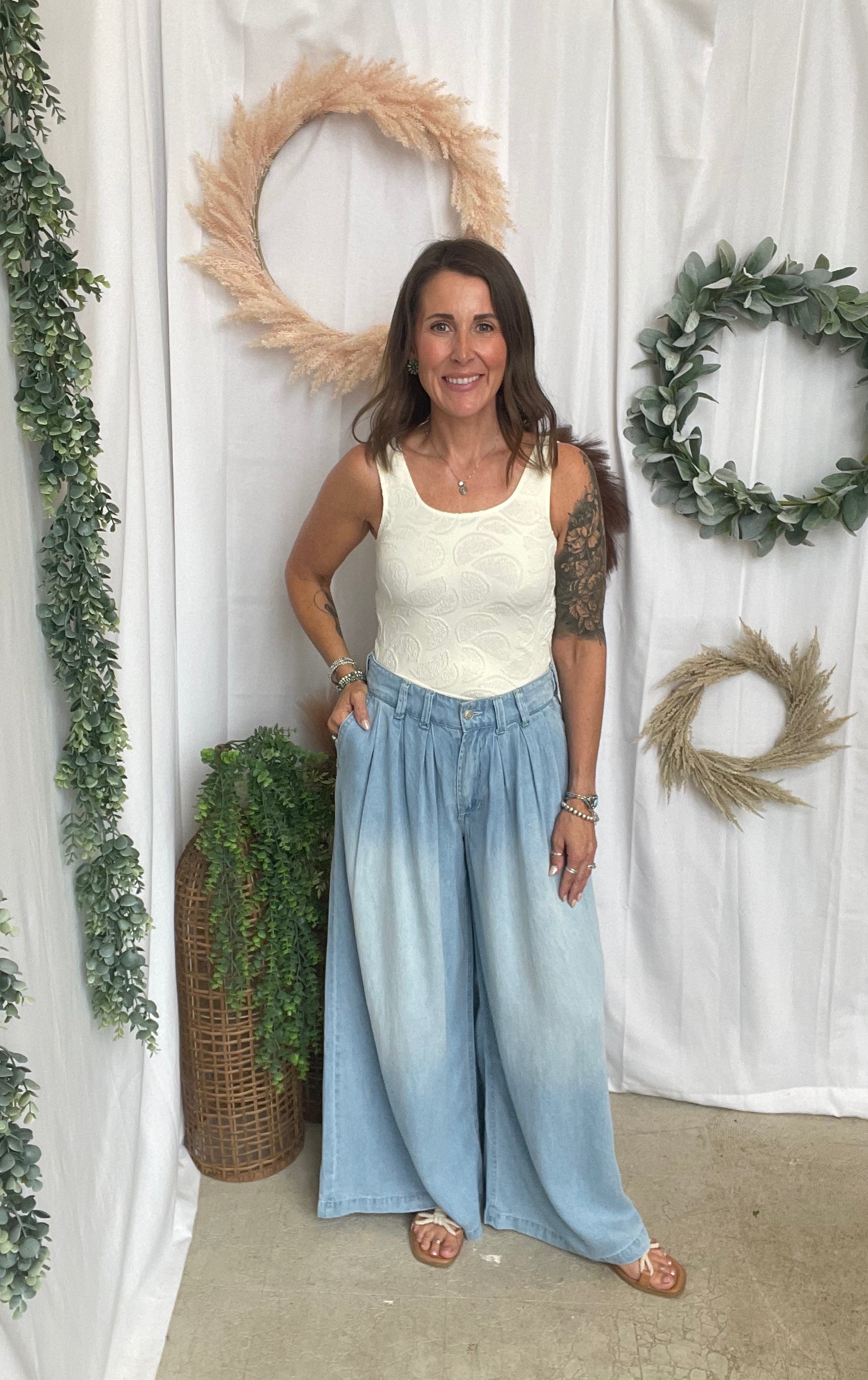 Cotierra Scout Wide Leg Jeans-Jeans-The Silo Boutique-The Silo Boutique, Women's Fashion Boutique Located in Warren and Grand Forks North Dakota