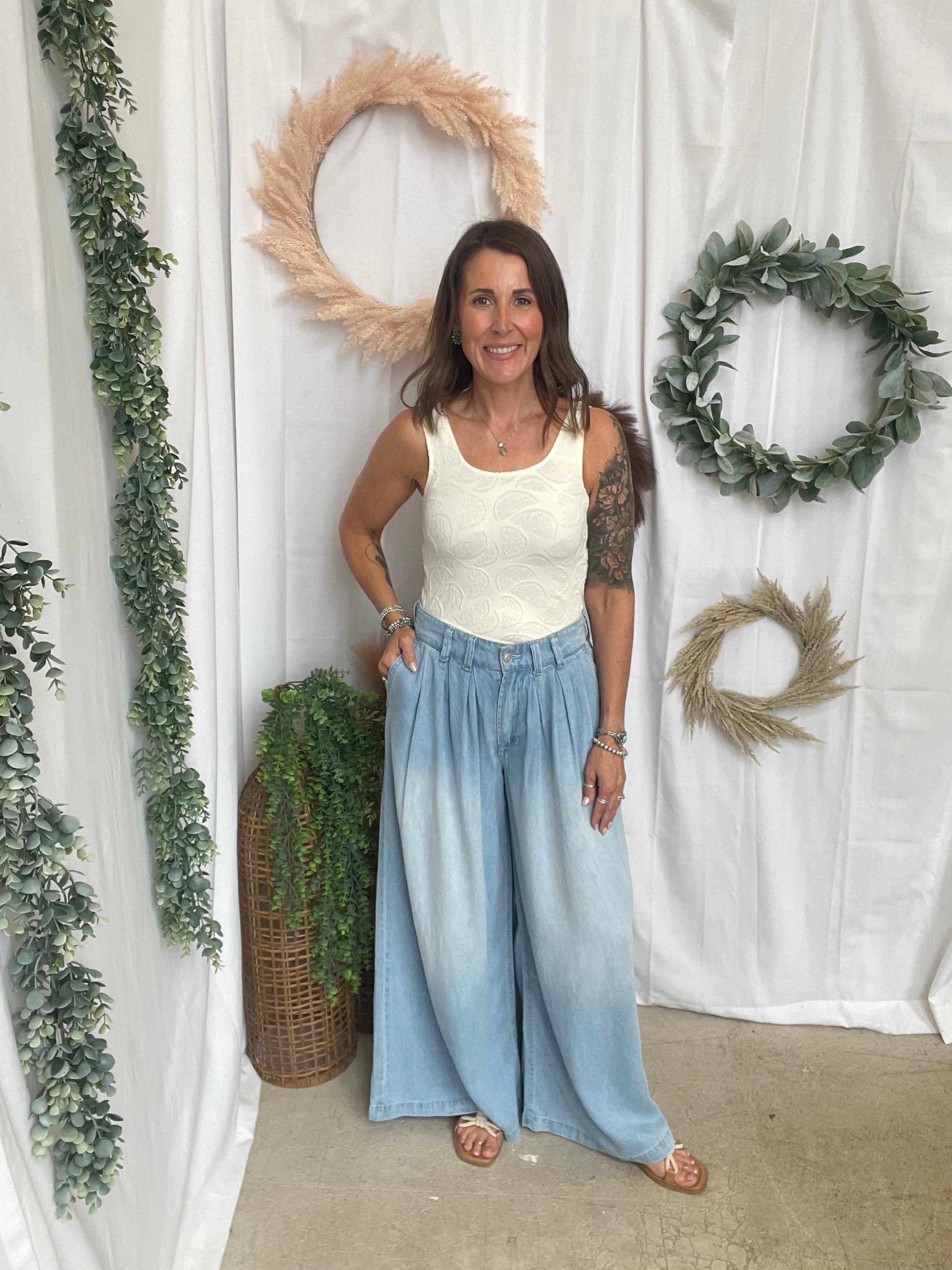 Cotierra Scout Wide Leg Jeans-Jeans-The Silo Boutique-The Silo Boutique, Women's Fashion Boutique Located in Warren and Grand Forks North Dakota