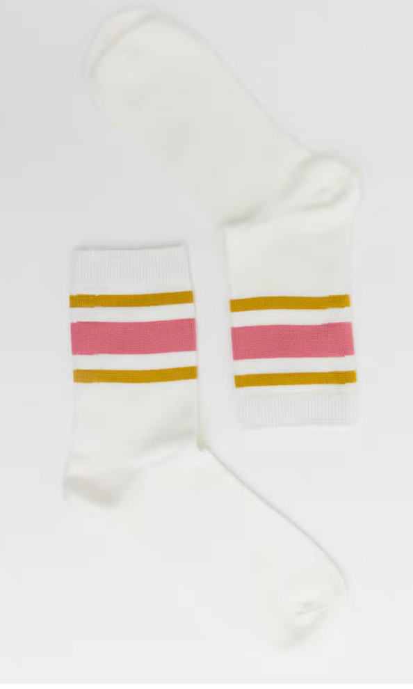 Retro Stripe Leto Socks-Socks-Leto-The Silo Boutique, Women's Fashion Boutique Located in Warren and Grand Forks North Dakota