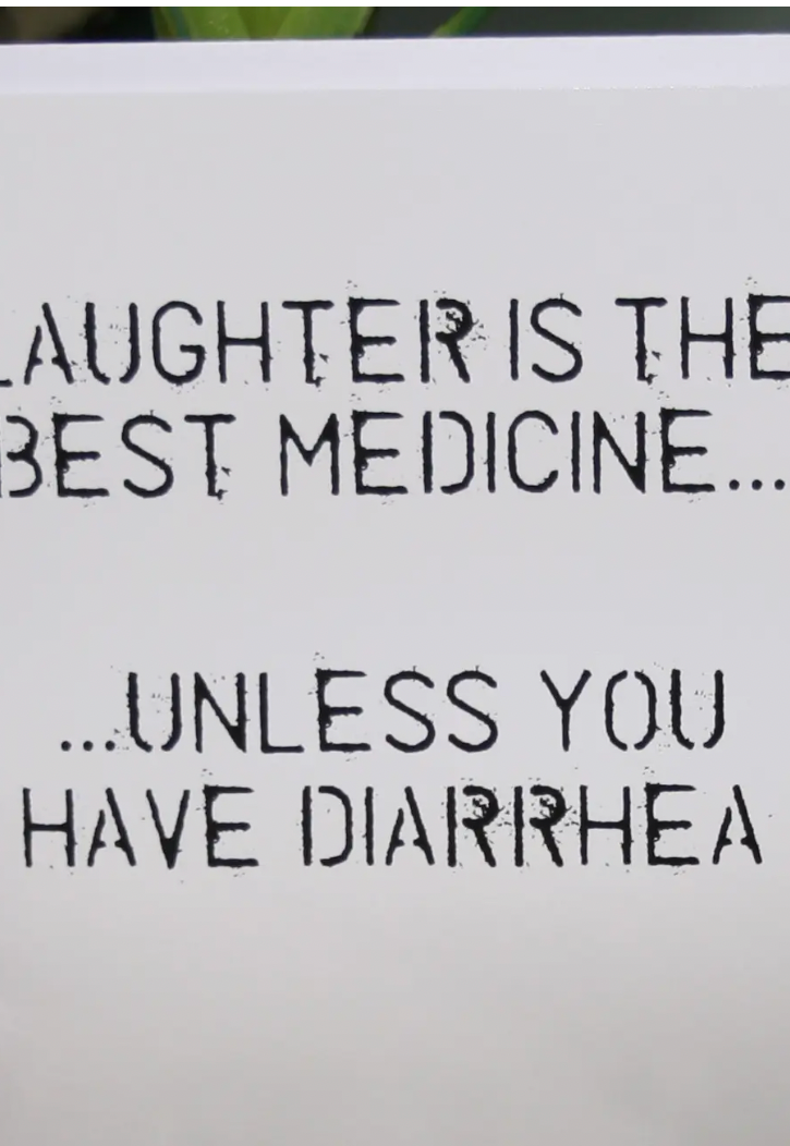 Best Medicine Greeting Card-Cards-crooked halo-The Silo Boutique, Women's Fashion Boutique Located in Warren and Grand Forks North Dakota