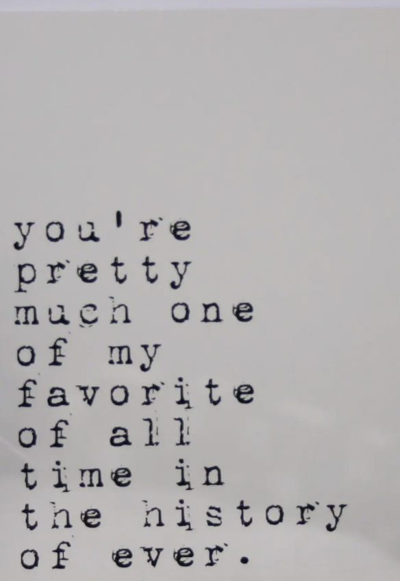 Favorite Person in History Greeting Card-Cards-crooked halo-The Silo Boutique, Women's Fashion Boutique Located in Warren and Grand Forks North Dakota