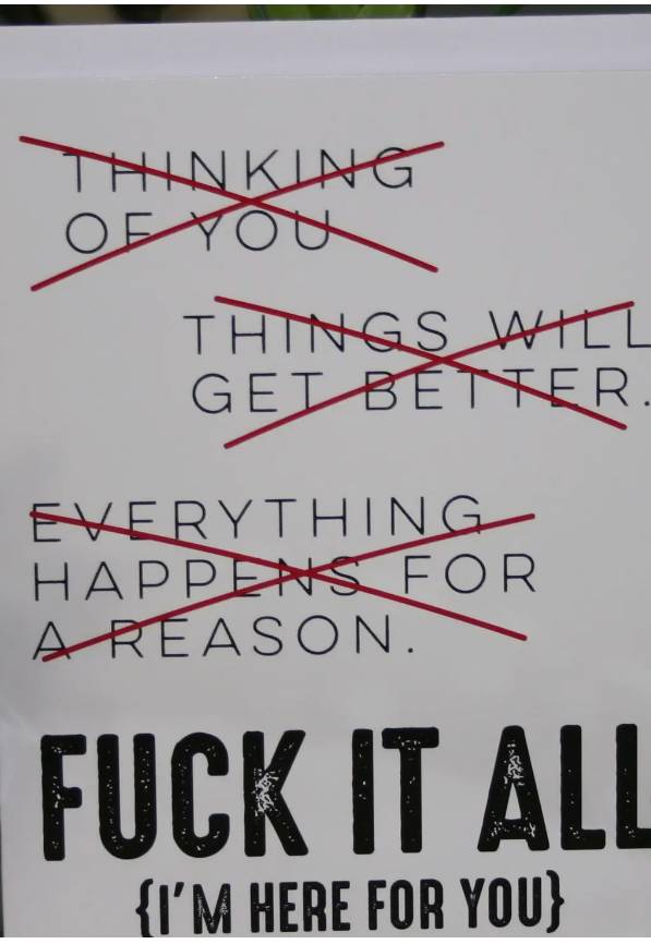 F*ck It All Greeting Card-Cards-crooked halo-The Silo Boutique, Women's Fashion Boutique Located in Warren and Grand Forks North Dakota