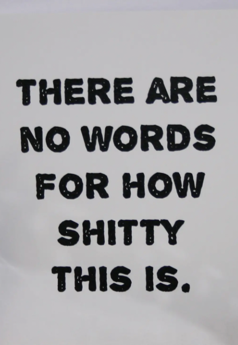 No Words Greeting Card-Cards-crooked halo-The Silo Boutique, Women's Fashion Boutique Located in Warren and Grand Forks North Dakota