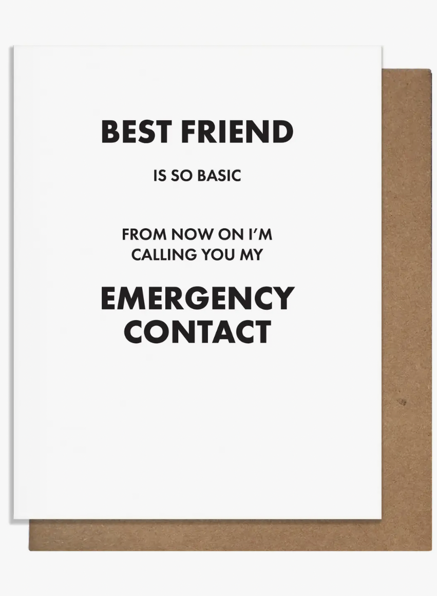 Emergency Contact Card-Cards-pretty alright-The Silo Boutique, Women's Fashion Boutique Located in Warren and Grand Forks North Dakota