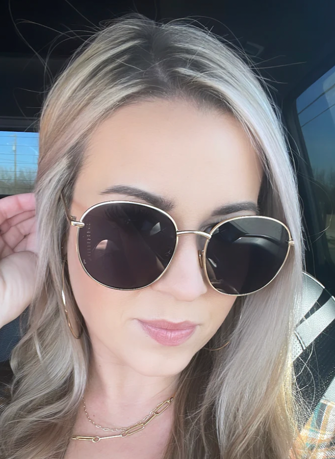 Dax Georgie Black Sunglasses-Sunglasses-dax-The Silo Boutique, Women's Fashion Boutique Located in Warren and Grand Forks North Dakota