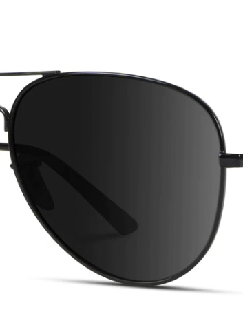 WMP Black Aviator Sunglasses-Sunglasses-wmp-The Silo Boutique, Women's Fashion Boutique Located in Warren and Grand Forks North Dakota