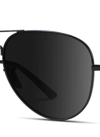 WMP Black Aviator Sunglasses-Sunglasses-wmp-The Silo Boutique, Women's Fashion Boutique Located in Warren and Grand Forks North Dakota