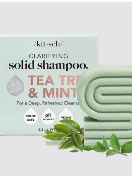 Kitsch Tea Tree + Mint Clarifying Shampoo Bar-Hair Accessories-kitsch-The Silo Boutique, Women's Fashion Boutique Located in Warren and Grand Forks North Dakota