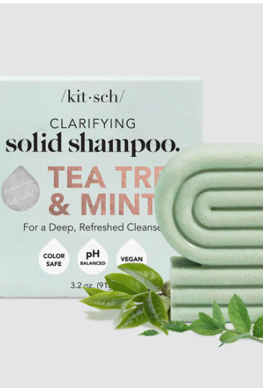 Kitsch Tea Tree + Mint Clarifying Shampoo Bar-Hair Accessories-kitsch-The Silo Boutique, Women's Fashion Boutique Located in Warren and Grand Forks North Dakota