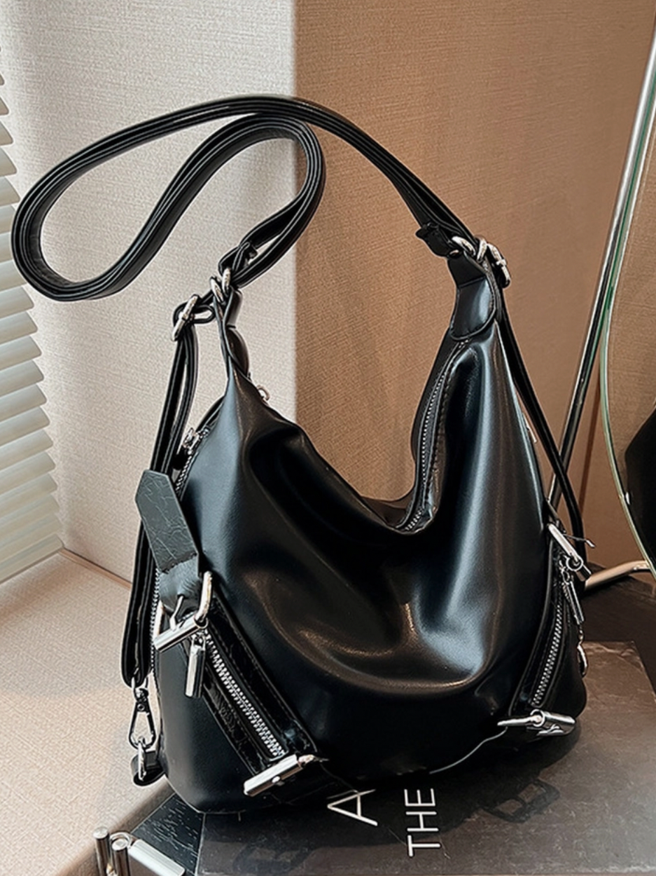 Chic Leather Purse-Purses-city-The Silo Boutique, Women's Fashion Boutique Located in Warren and Grand Forks North Dakota