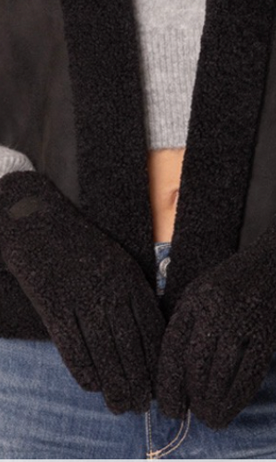 Sam Sherpa Gloves-Gloves & Mittens-urbanista-The Silo Boutique, Women's Fashion Boutique Located in Warren and Grand Forks North Dakota