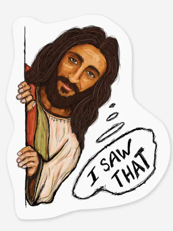 I Saw That Shit Sticker-Stickers-faire-The Silo Boutique, Women's Fashion Boutique Located in Warren and Grand Forks North Dakota