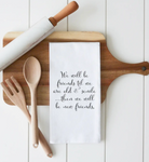 New Friends Tea Towel-Tea Towels-Porter Lane-The Silo Boutique, Women's Fashion Boutique Located in Warren and Grand Forks North Dakota