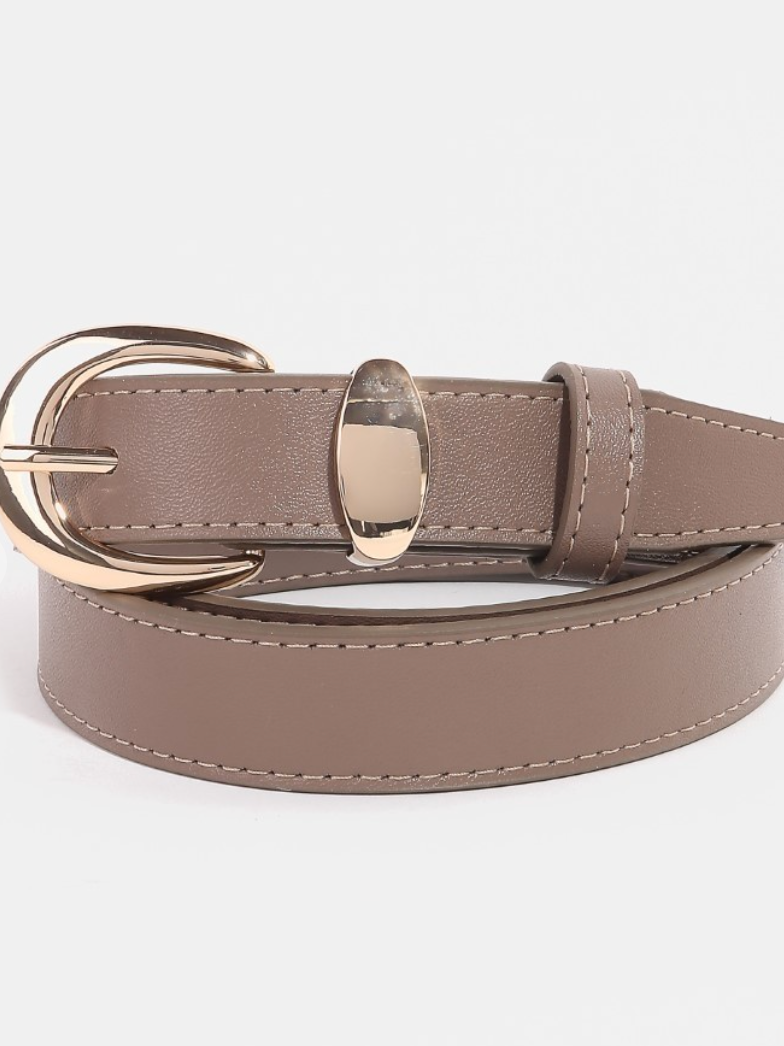 Crescent Belt-Khaki-Belts-Fame-The Silo Boutique, Women's Fashion Boutique Located in Warren and Grand Forks North Dakota