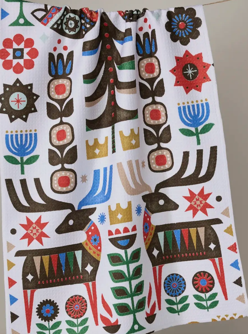 Geometry Tea Towel-dish cloth-geometry-The Silo Boutique, Women's Fashion Boutique Located in Warren and Grand Forks North Dakota