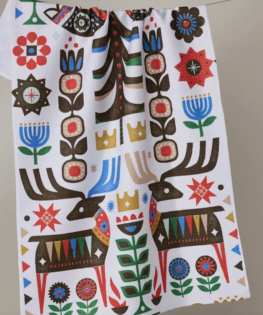 Geometry Tea Towel-dish cloth-geometry-The Silo Boutique, Women's Fashion Boutique Located in Warren and Grand Forks North Dakota