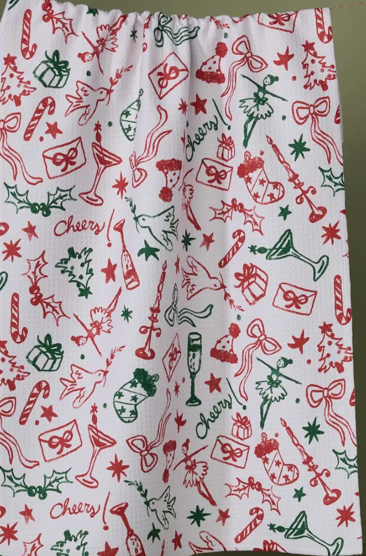 Geometry Tea Towel-dish cloth-geometry-The Silo Boutique, Women's Fashion Boutique Located in Warren and Grand Forks North Dakota