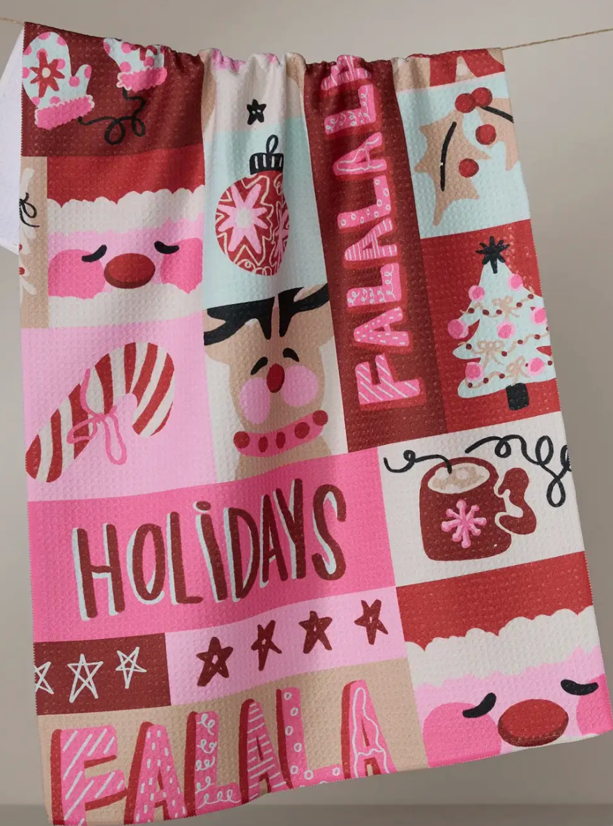 Geometry Tea Towel-dish cloth-geometry-The Silo Boutique, Women's Fashion Boutique Located in Warren and Grand Forks North Dakota