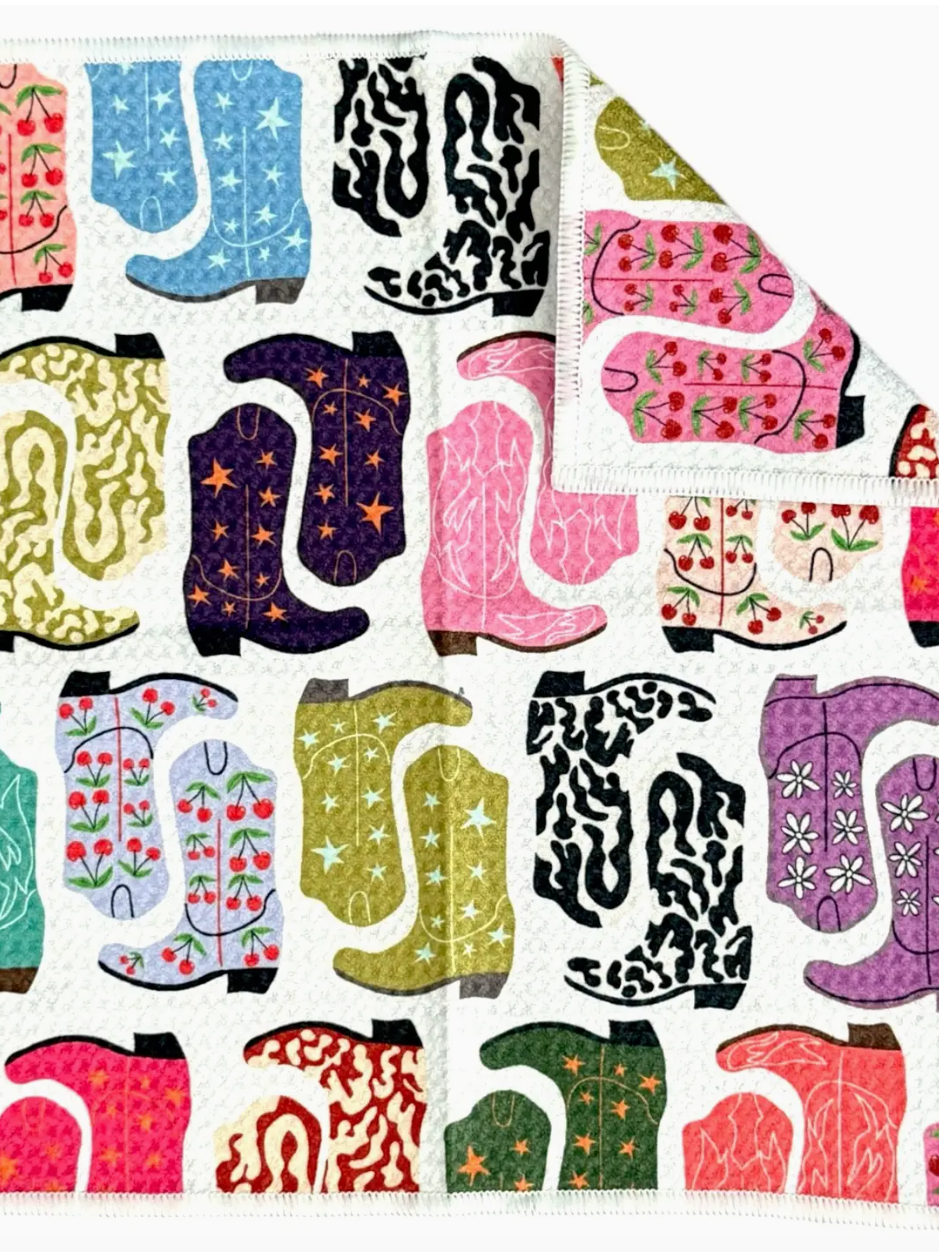 Crae Hoedown Washcloth-Tea Towels-crae-The Silo Boutique, Women's Fashion Boutique Located in Warren and Grand Forks North Dakota