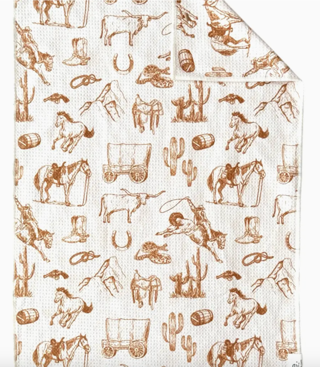 Crae Western Hand Towel-Tea Towels-crae-The Silo Boutique, Women's Fashion Boutique Located in Warren and Grand Forks North Dakota