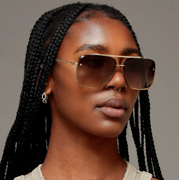 TopFoxx Bella Coffee Sunglasses-Sunglasses-topfoxx-The Silo Boutique, Women's Fashion Boutique Located in Warren and Grand Forks North Dakota