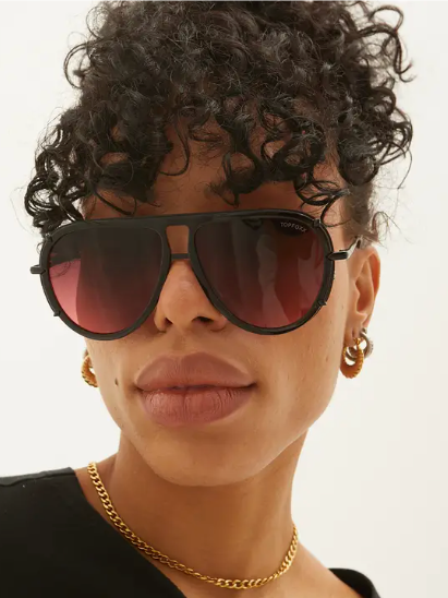 TopFoxx Ivy Ruby Sunglasses-Sunglasses-topfoxx-The Silo Boutique, Women's Fashion Boutique Located in Warren and Grand Forks North Dakota