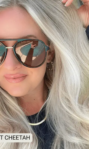 Dax Earhart Cheetah Sunglasses-Sunglasses-dax-The Silo Boutique, Women's Fashion Boutique Located in Warren and Grand Forks North Dakota