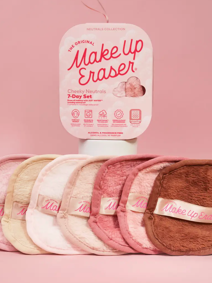 Sweet Cheeks 7-Day MakeUp Eraser Set-Cosmetics-Make Up Eraser-The Silo Boutique, Women's Fashion Boutique Located in Warren and Grand Forks North Dakota