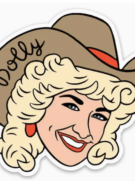 Dolly Cowgirl Sticker-fair-The Silo Boutique, Women's Fashion Boutique Located in Warren and Grand Forks North Dakota