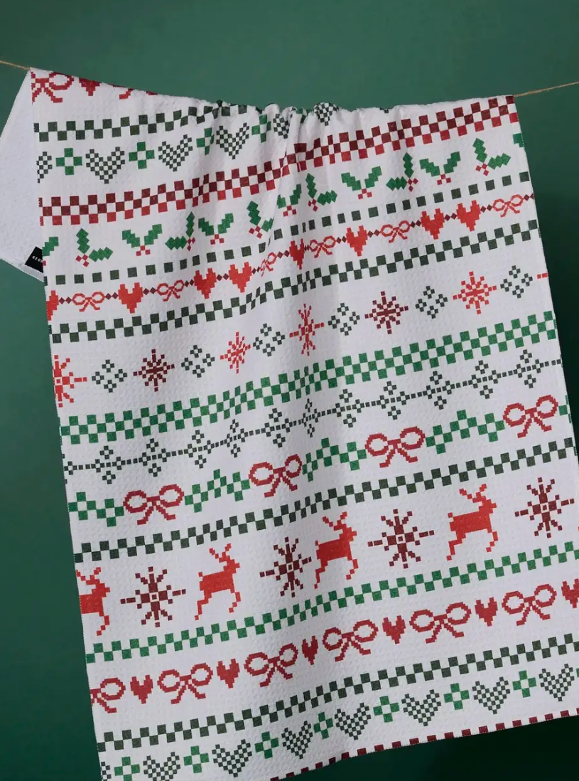 Geometry Tea Towel-dish cloth-geometry-The Silo Boutique, Women's Fashion Boutique Located in Warren and Grand Forks North Dakota